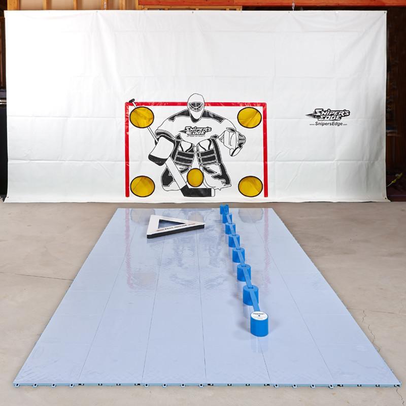 Sniper's Edge Hockey Silver Home Training Area