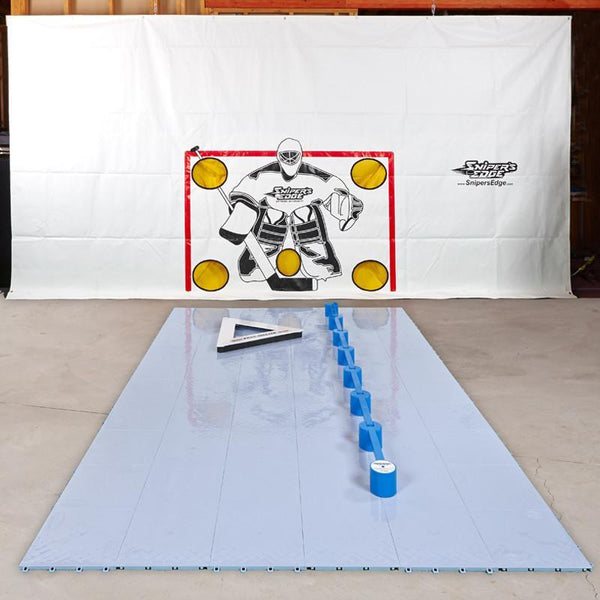 Sniper's Edge Hockey Silver Home Training Area