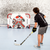 Snipers Edge Ultimate Goalie Shooter Tutor Hockey Target Home Shooting Area